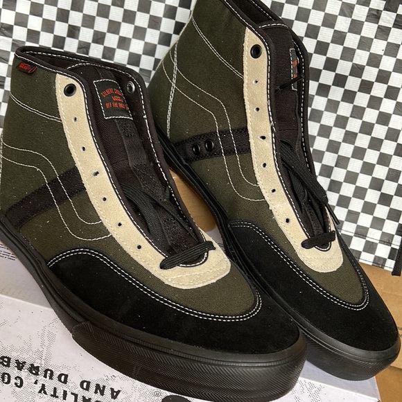 Vans Crockett High Forest/Black Men’s sneakers - Picture 7 of 16